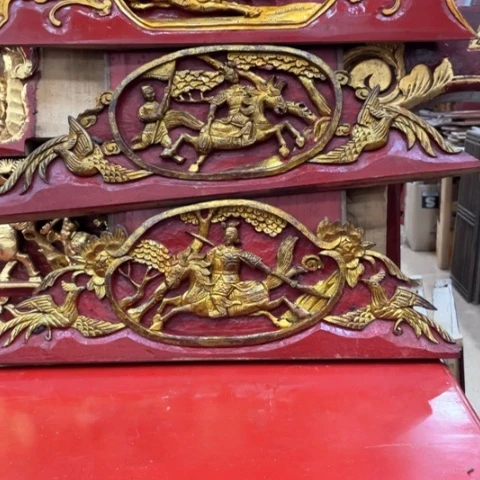 大***A木木雕彩头三片木雕