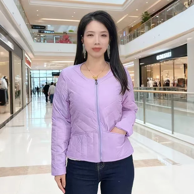 女士加绒修身款棉服秋冬新款打底内胆修身显瘦贴身时尚827