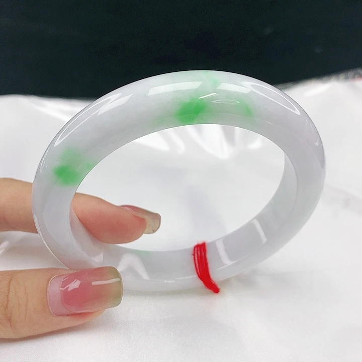 翡翠未镶嵌手镯圈59，40112