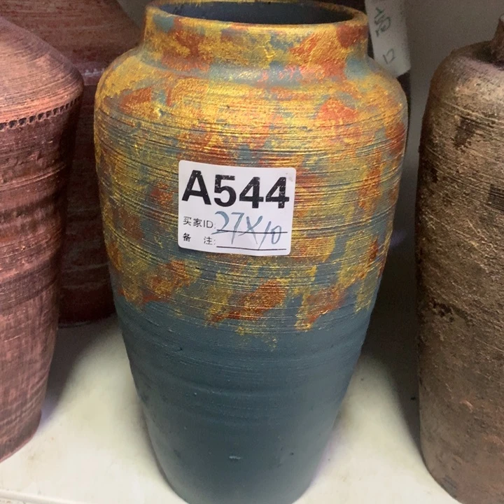 【闪购商品】红陶粗糙盆默认打孔高28口10