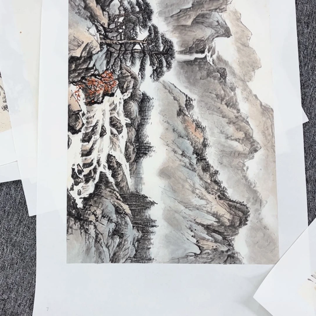 国画落**涯绘画刘老师作品