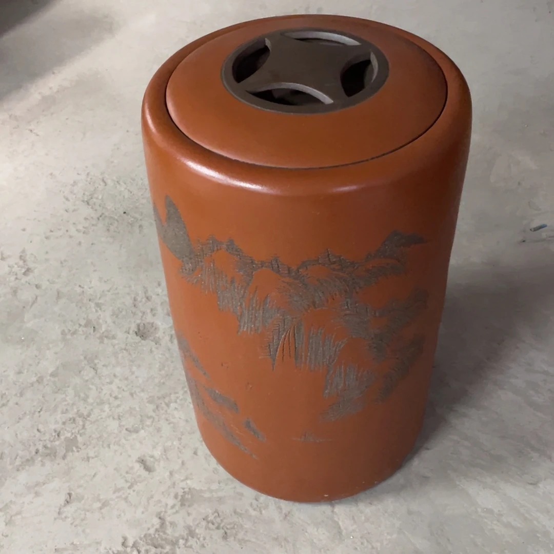 宜兴原矿紫砂茶叶罐