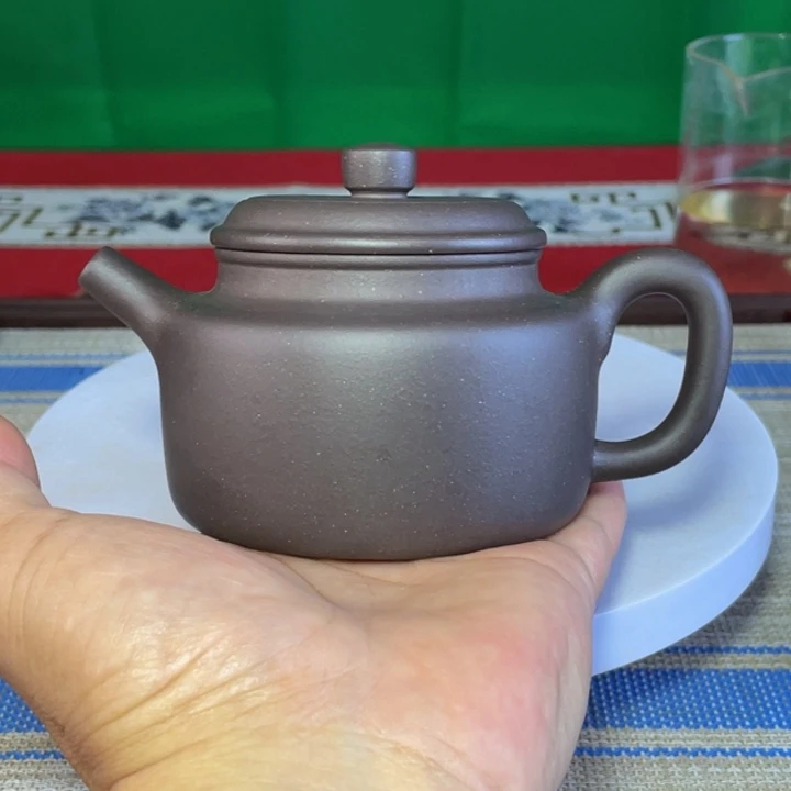 茶壶紫砂半千乎.工作的德钟