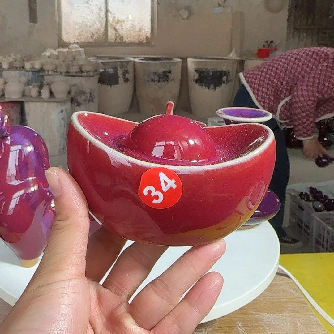 陶摆件郑家钧瓷摆件