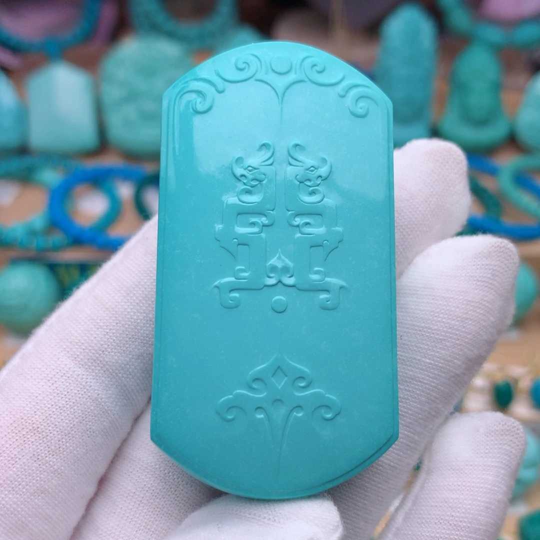 未镶嵌绿松石珠宝奇石