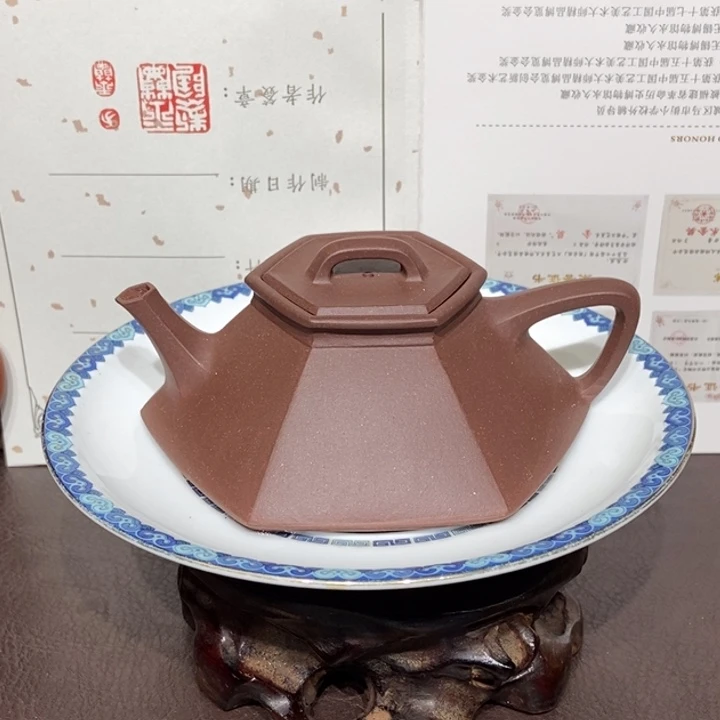 茶壶紫砂全手200容量