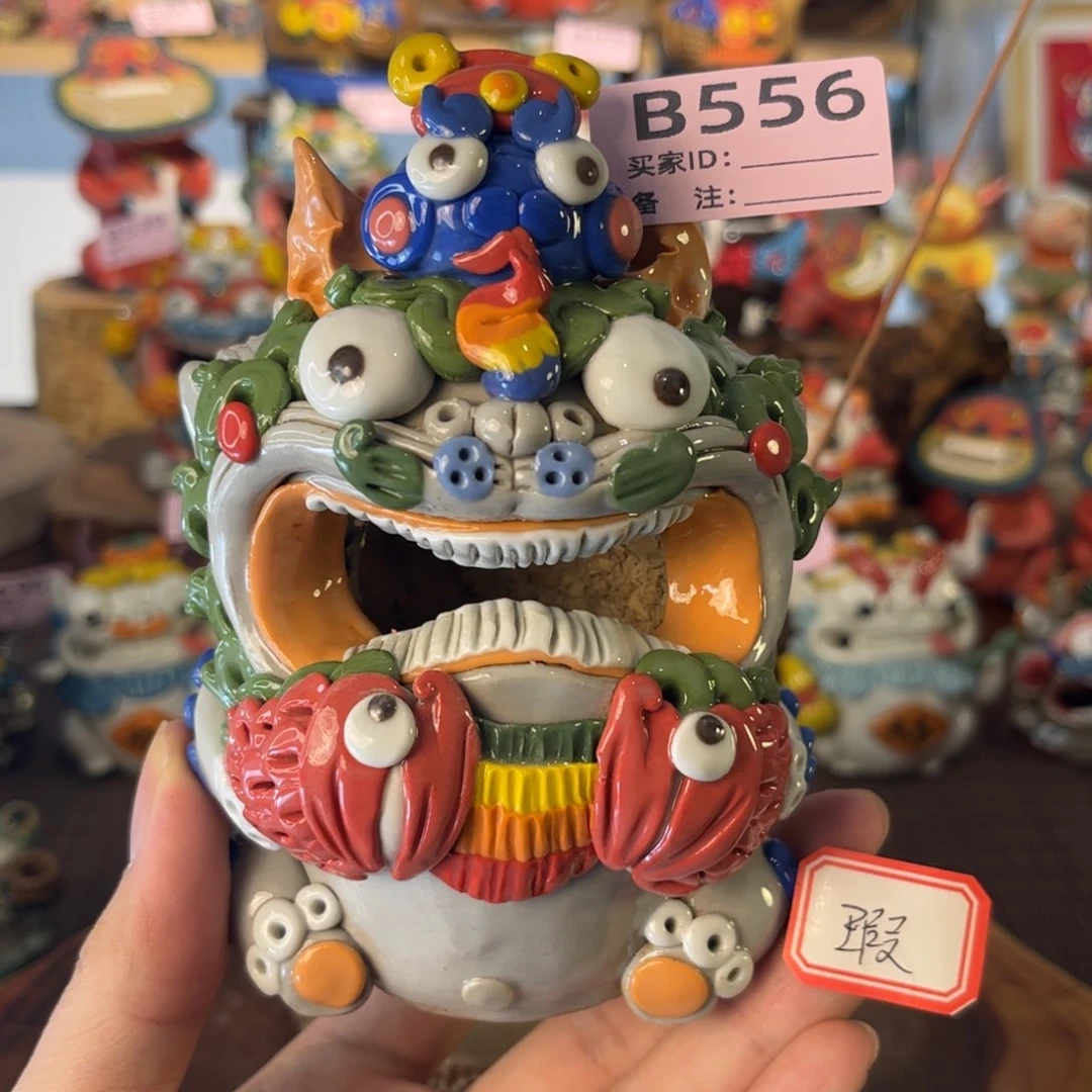 泥塑纯手工茶宠摆件