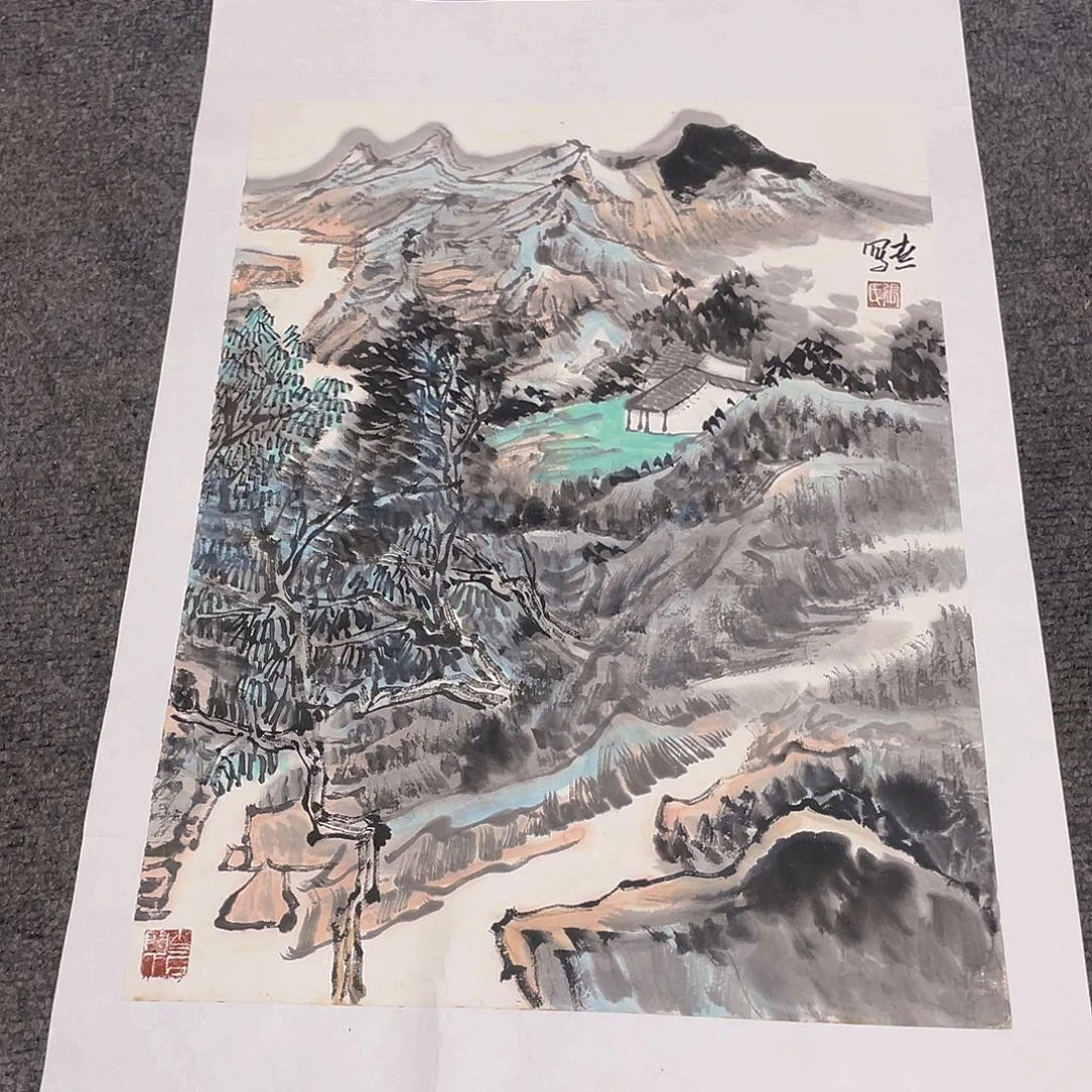 国画2平尺纯手绘国画作品