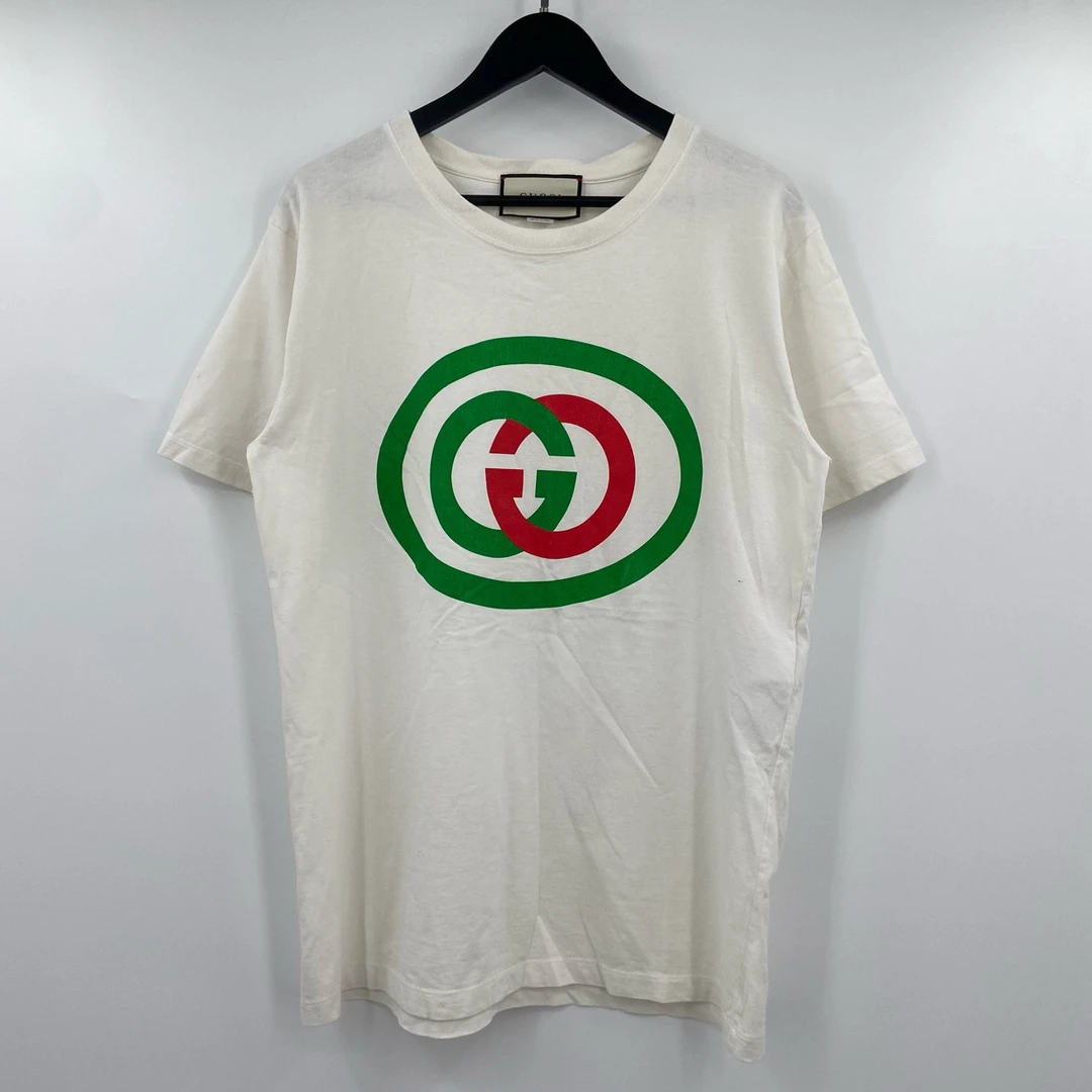 95新 GUCCI/古驰 红绿双G短袖 XS P2409010018