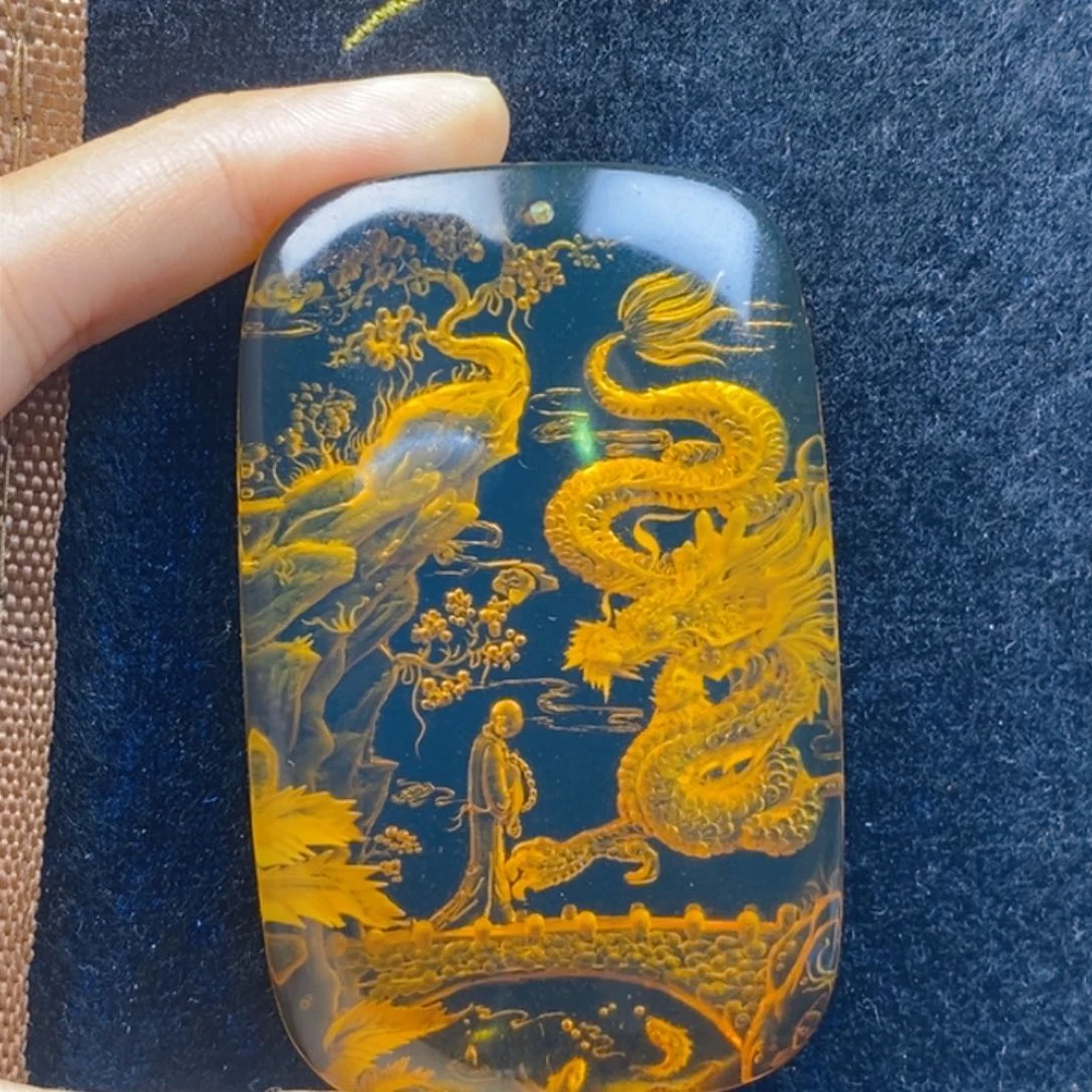 定制琥珀琥珀蜜蜡吊坠