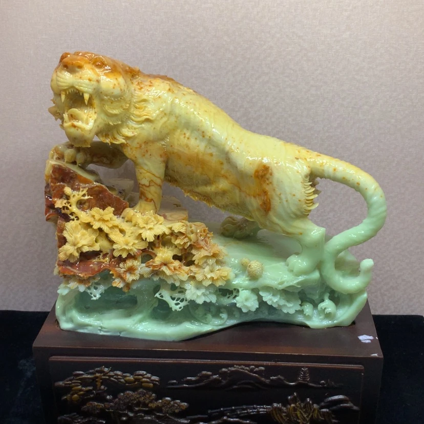 【闪购商品】未镶嵌蛇纹石玉摆件覆膜
