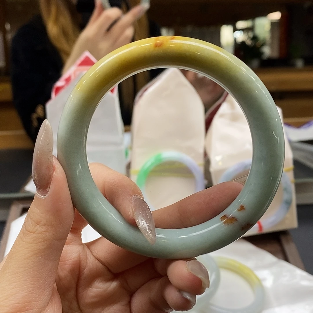 翡翠未镶嵌手镯58-60