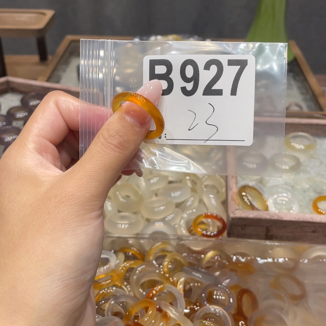 玛瑙/玉髓未镶嵌戒指927