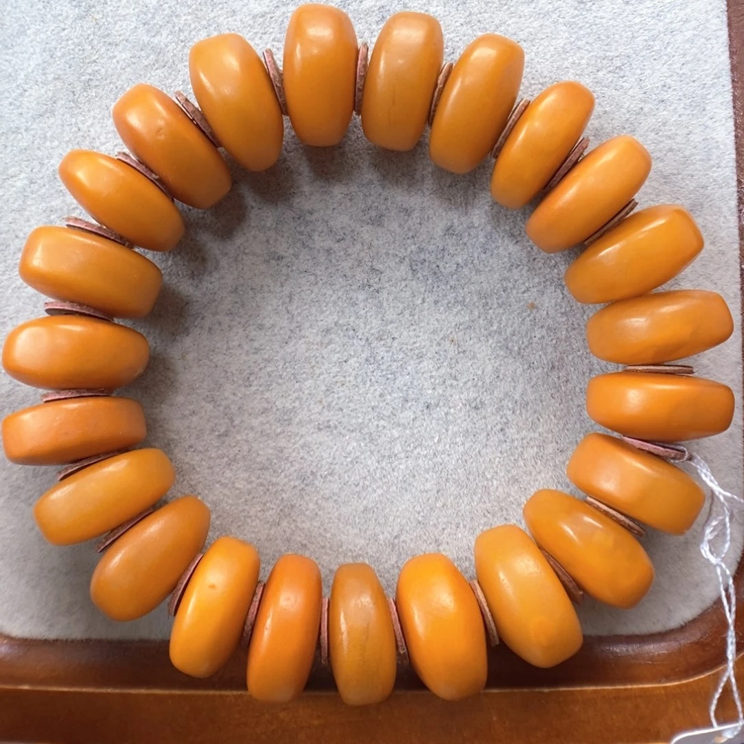 蜜蜡未镶嵌手串蜜蜡