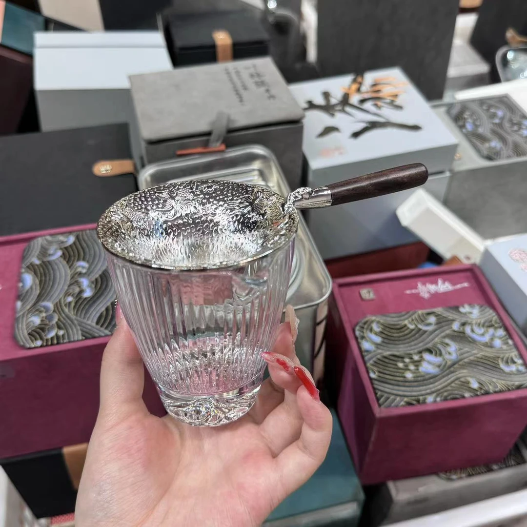 当代 竖纹公道杯加茶漏过滤网 2850+xsblgdbxw