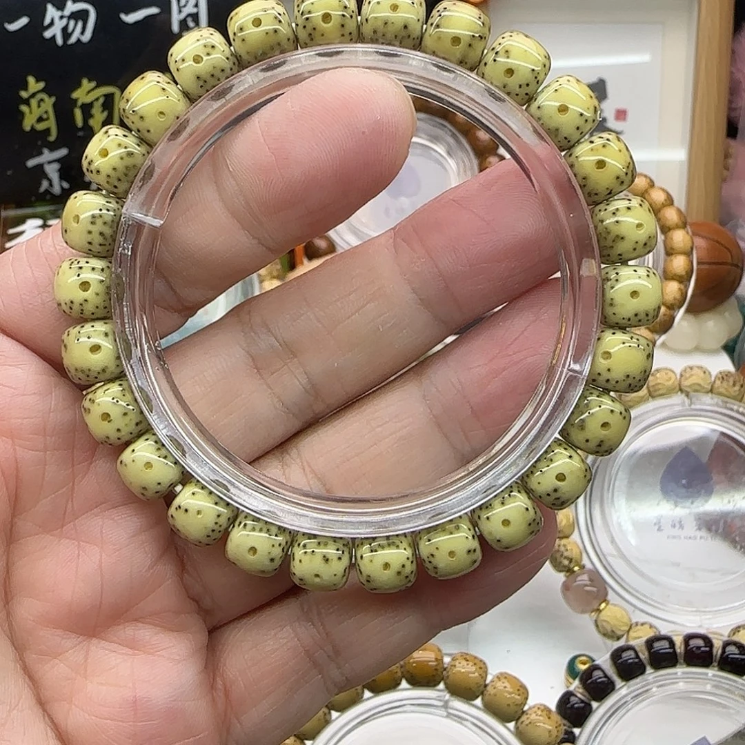 星月菩提手串9*8贯穿留白