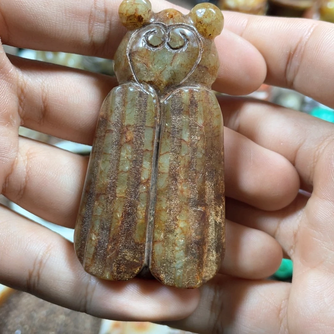 未镶嵌和田玉（糖玉）挂件