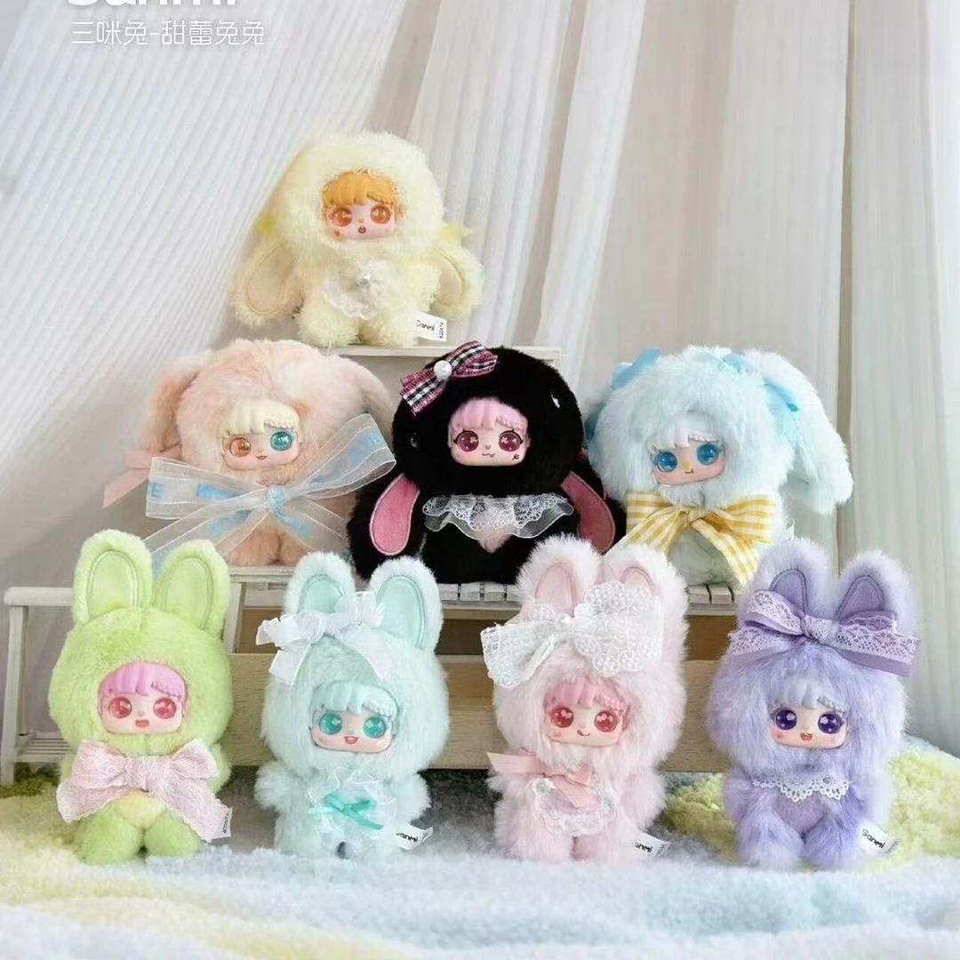 【主播代拆】三咪兔之甜蕾兔兔系列潮流玩具盲盒手办