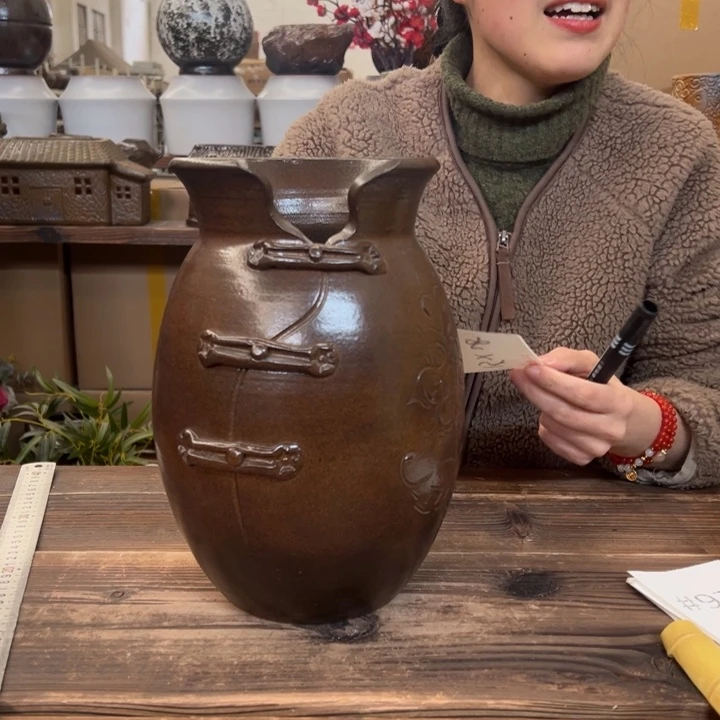 紫砂花盆4255555555555557瑕疵