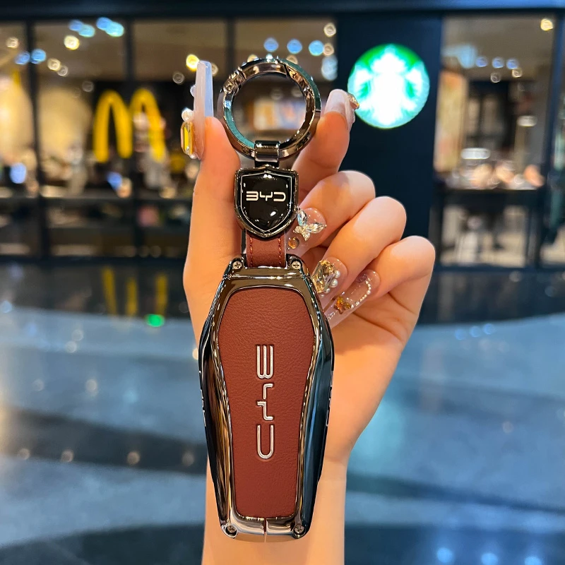 新比亚迪宋plus钥匙套海豹06海狮07秦plusdmi汉ev宋L宋元plus扣包