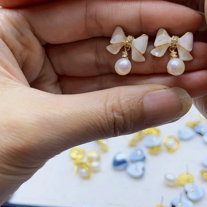 合金淡水珍珠材料瑕疵处理