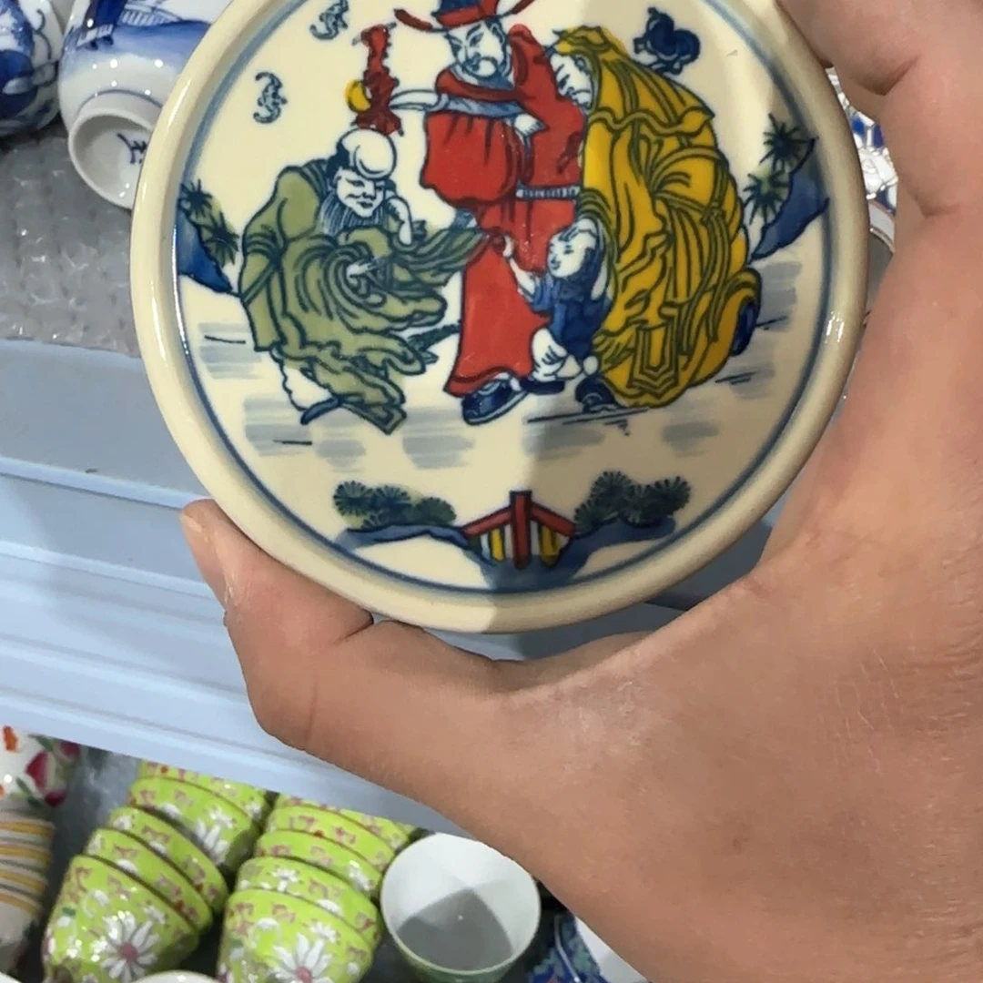 瓷片手绘瓷器全部处理了