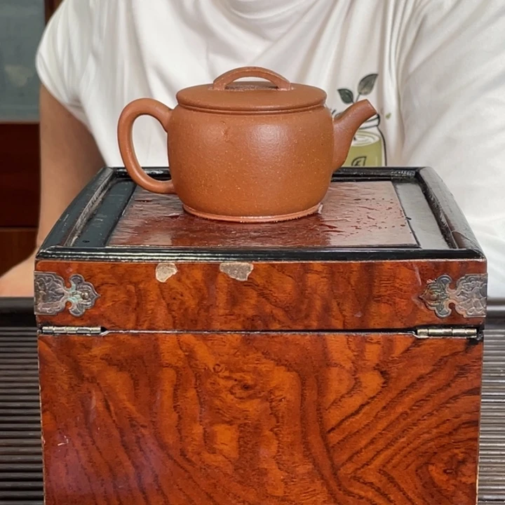 流***月茶壶紫砂你也早点睡觉啦