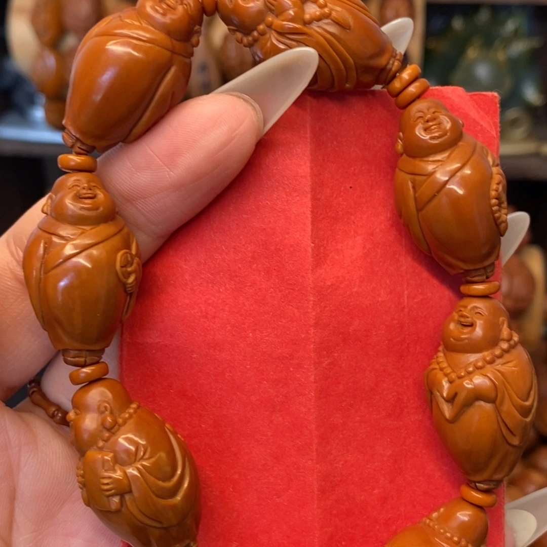 橄榄核吊坠逍遥弥勒梅林铁