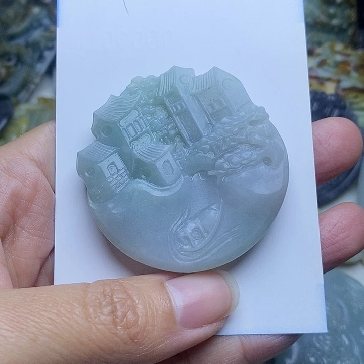 定制翡翠未镶嵌喂***喂毛货