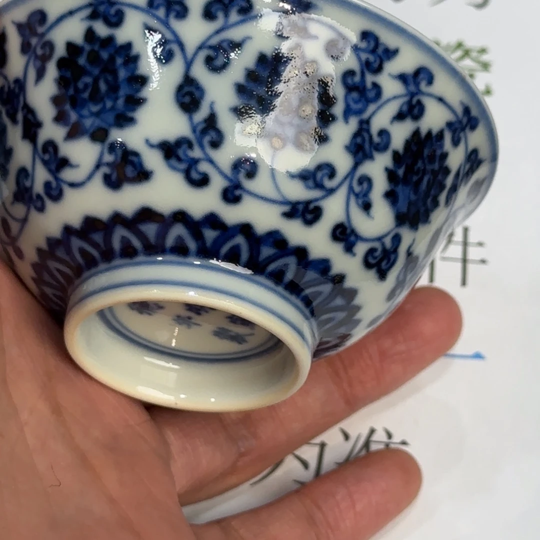 瓷杯子当代仿古精品全手工