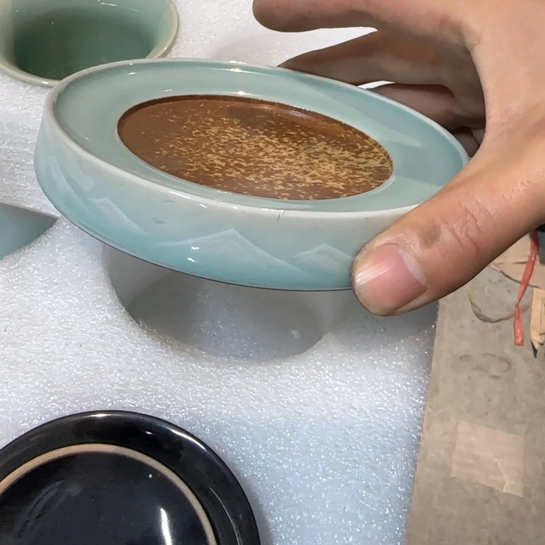 小金茶具青瓷茶器