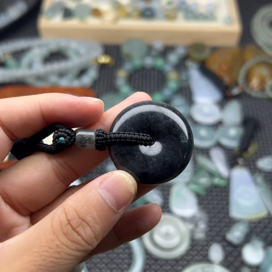 未镶嵌挂件翡翠平安扣