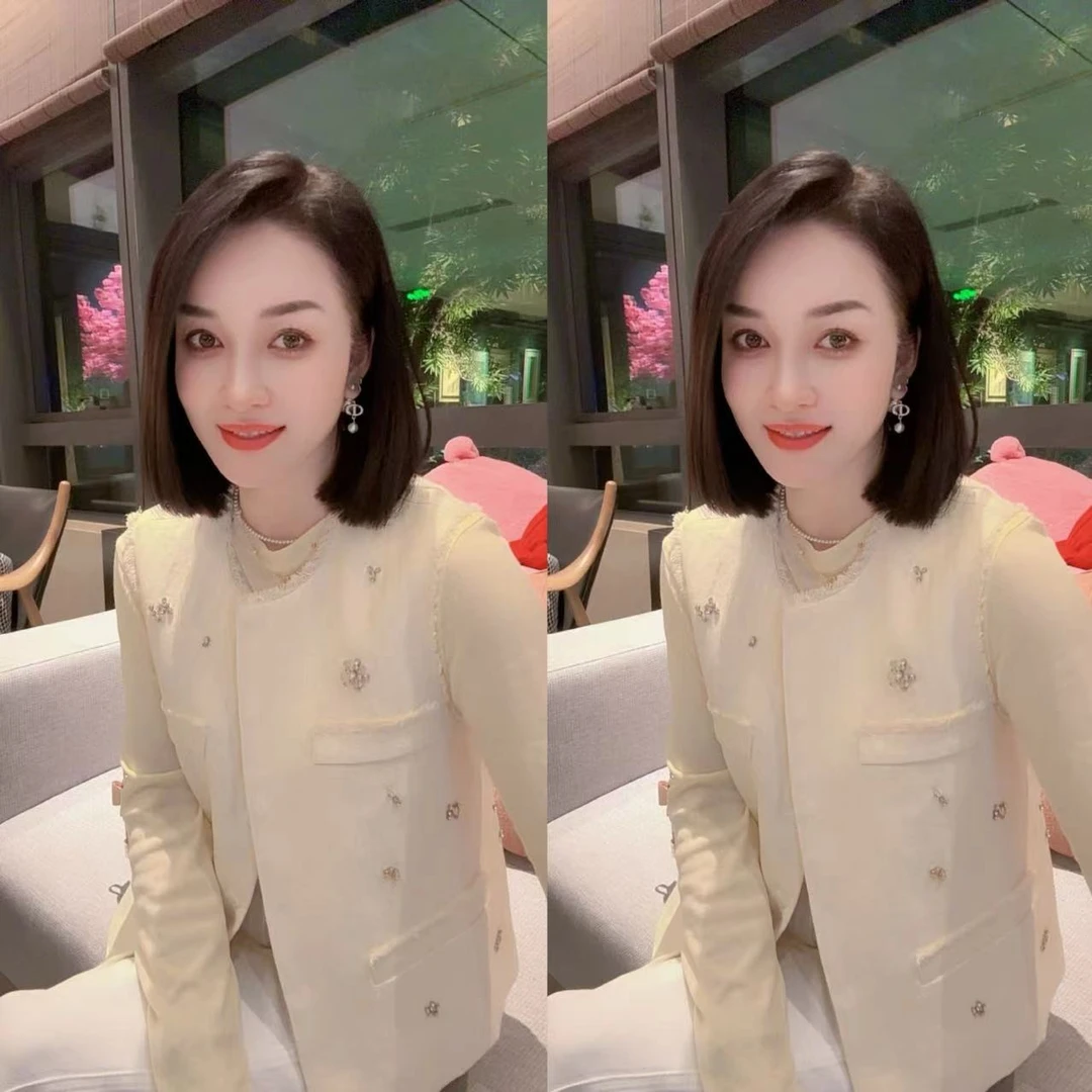 （少琴家）2025早春新款甜美重工定制款马夹5YM155