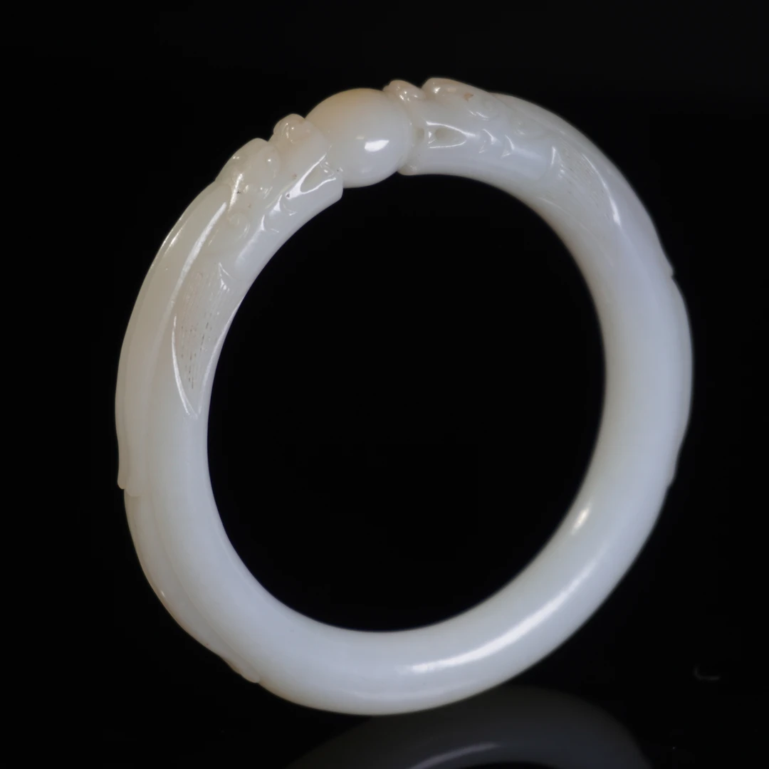 20世纪和田玉手镯/HY035306/金玉良缘/槐荫山房