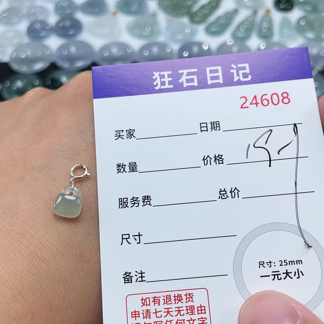 翡翠银S925镶嵌颈饰