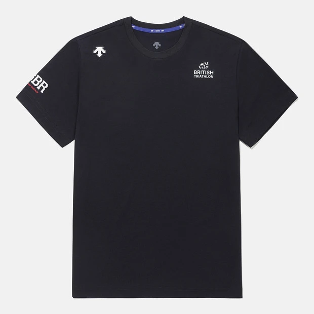 DESCENTE/迪桑特25年GBR/SCO铁人三项队联名速干透气款短袖ITS43