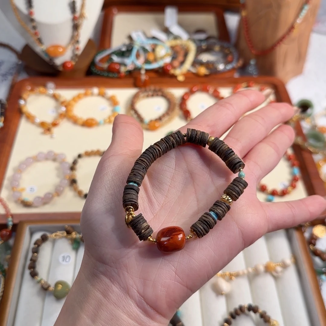 和田玉手链未镶嵌陆*