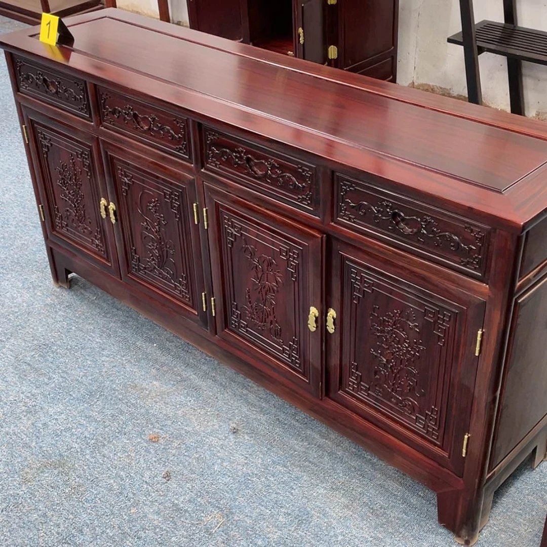 【闪购商品】紫檀木类家具兰***景一个柜子