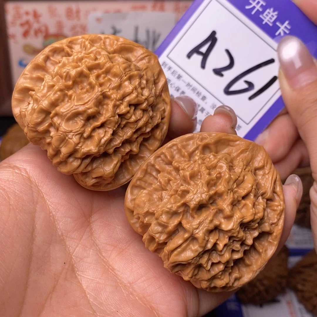 文玩核桃把件49官帽261