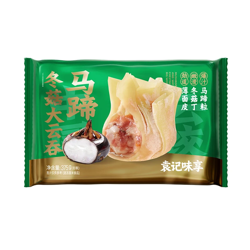 袁记味享巨无霸冬菇马蹄大云吞375g