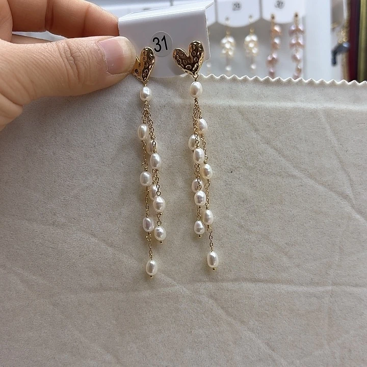 淡水珍珠发饰银S925镶嵌