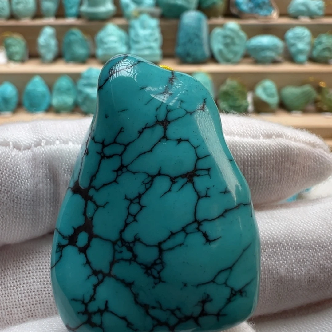 绿松石未镶嵌配饰26*35.9