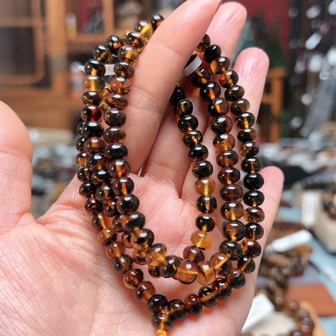 琥珀未镶嵌裸石抚顺琥珀七20007-6