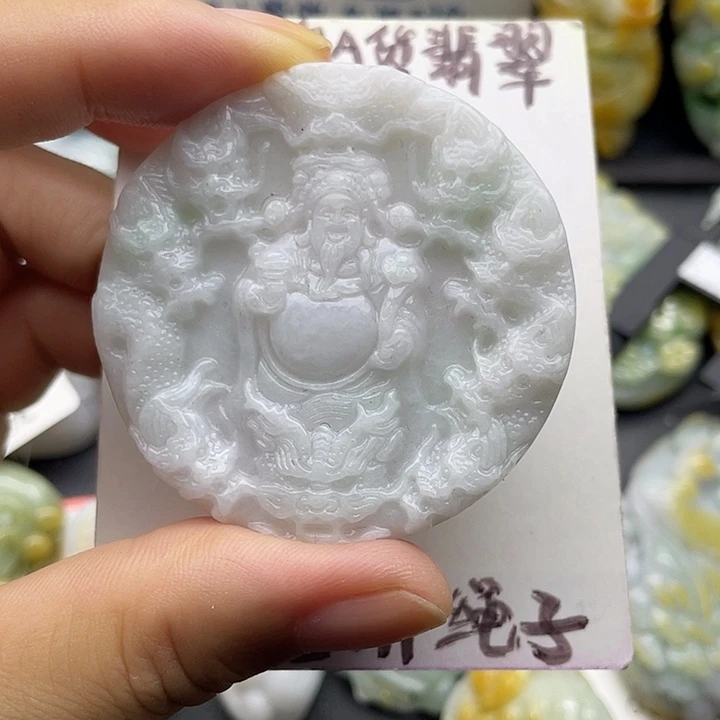 颈饰未镶嵌翡翠天然翡翠