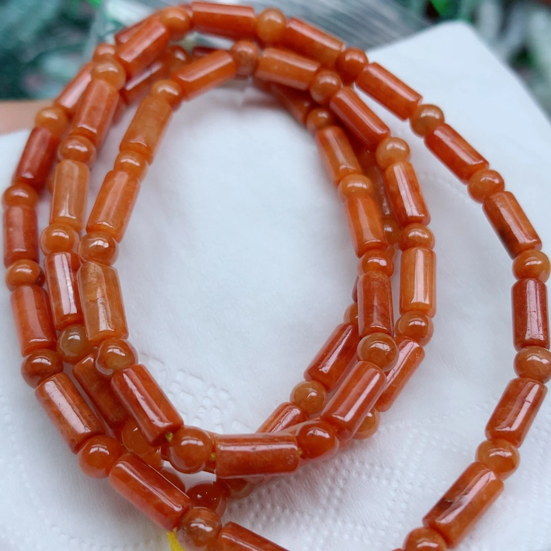 翡翠未镶嵌项链珠珠