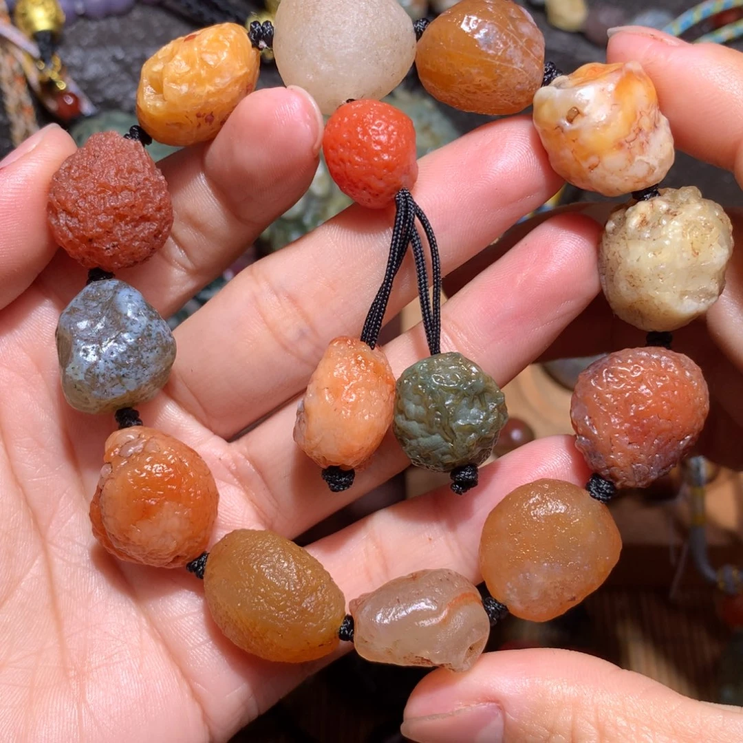 未镶嵌玛瑙/玉髓珠宝半成品