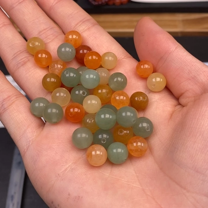 玛瑙/玉髓未镶嵌卡8金丝玉50个