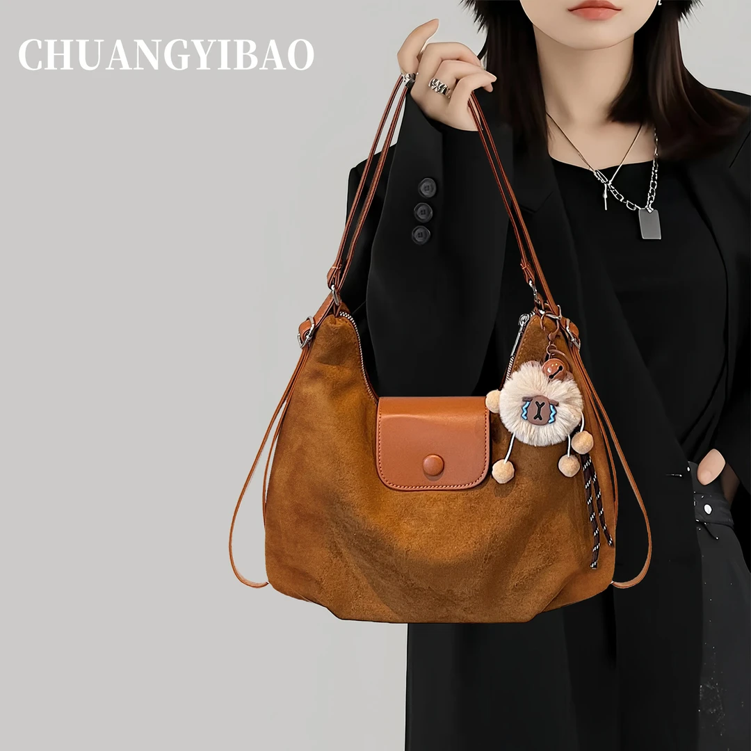 大容量托特包包女2025新款高端大气轻奢小众高级感通勤双肩包