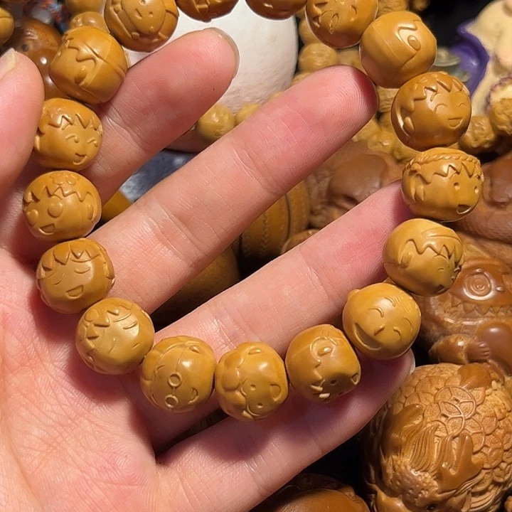 橄榄核手串/手链猴头小丸子