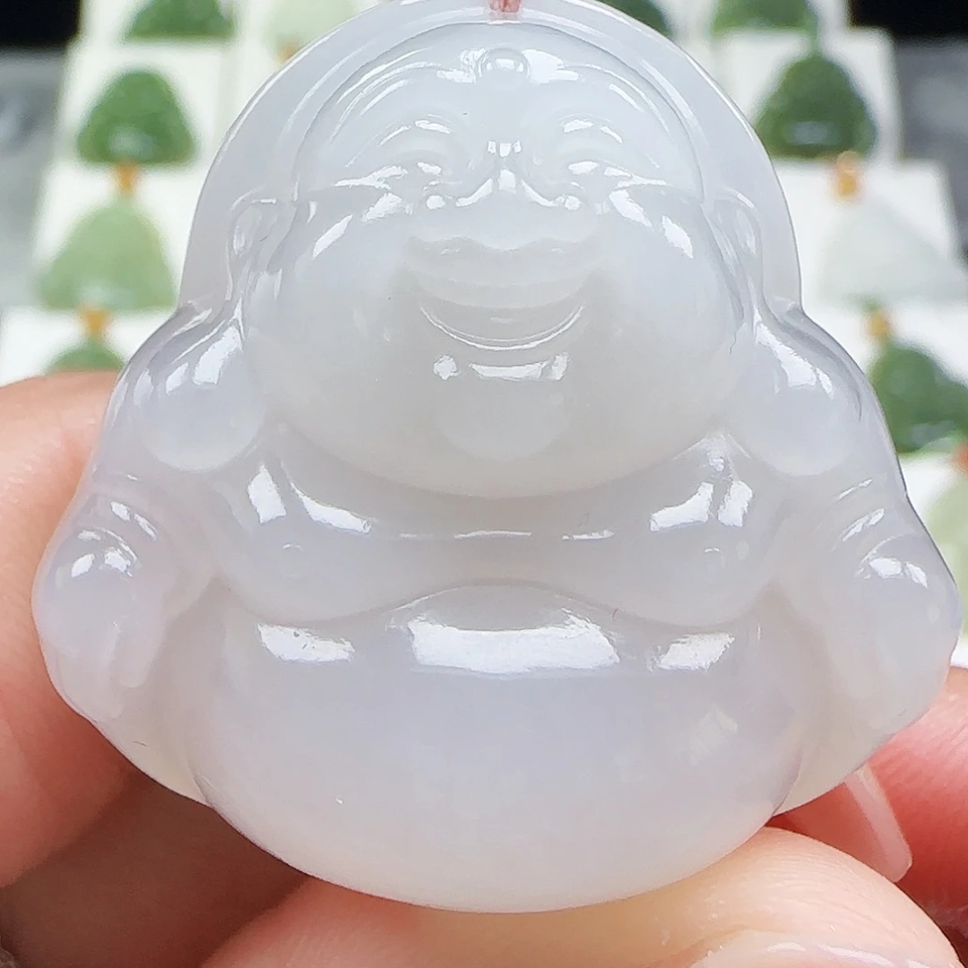 和田玉未镶嵌吊坠(赠链)